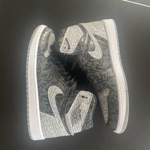 Jordan 1 high black and white rebellionare
